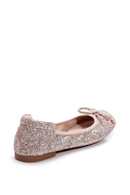 Rose gold hotsell sequin flats